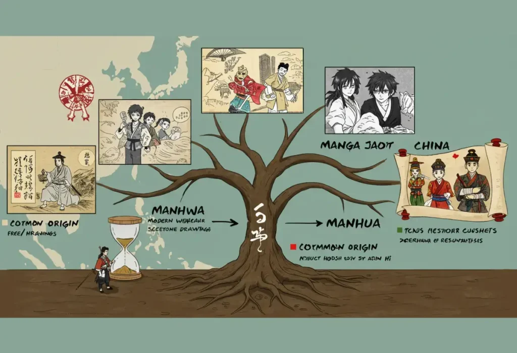 Manhwa: Guia Completo para Iniciantes no Fascinante Mundo dos Quadrinhos Coreanos. 2 Descubra o Manhwa: o guia completo para iniciantes nos quadrinhos coreanos! Entenda sua origem, popularidade global e a revolução dos webtoons. Comece sua jornada!