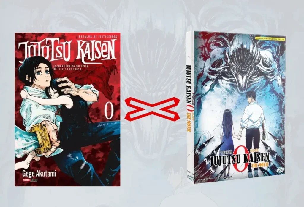 Veredito final da comparação entre as Diferenças entre o filme e o mangá Jujutsu Kaisen 0, concluindo que ambas as versões são excelentes e se complementam.
