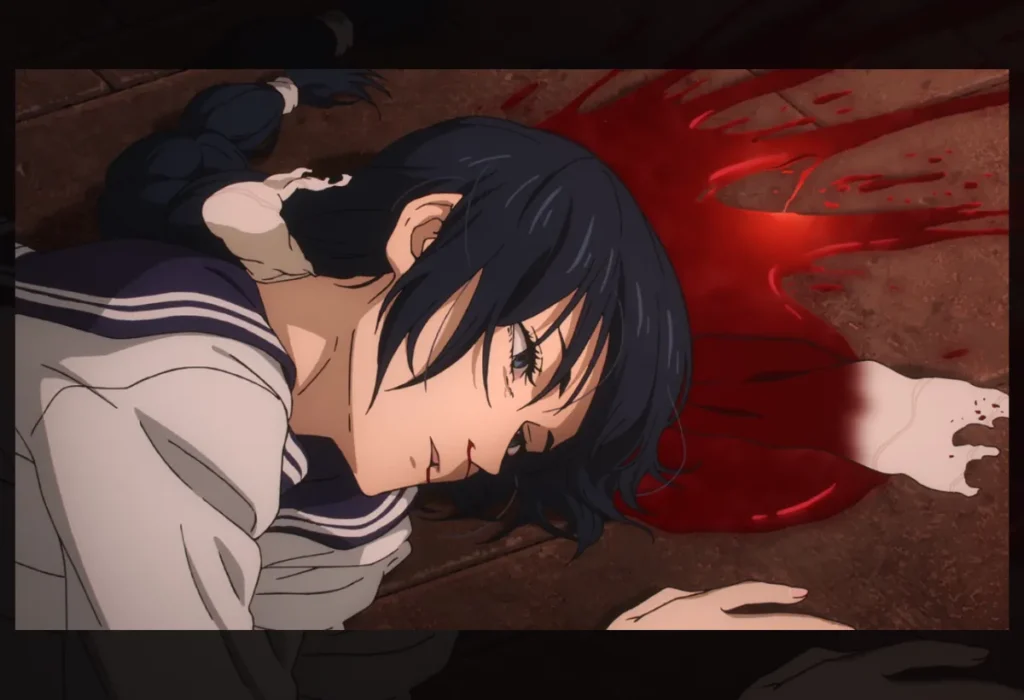 A morte trágica de Riko Amanai em Jujutsu Kaisen, o evento que expôs a falha do sistema Jujutsu e serviu como o ponto de ruptura para a fé de Suguru Geto na humanidade.