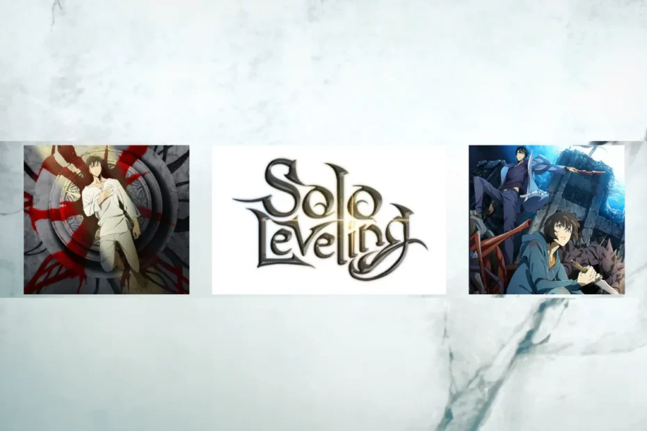 Montagem celebrando o reinado de Solo Leveling no Crunchyroll Anime Awards 2025, com cenas da jornada de Sung Jin-Woo que levaram a série a ganhar 'Anime do Ano'.
