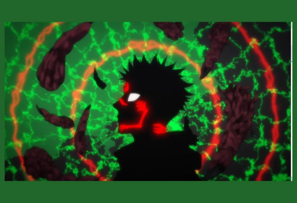 Poderes de Yuji Itadori: O Guia Definitivo de Sua Força, Técnicas e Evolução 8 Montagem mostrando Yuji Itadori como o epicentro do mundo Jujutsu, ilustrando o 'Efeito Dominó' que sua existência como receptáculo de Sukuna causa em aliados e antagonistas.