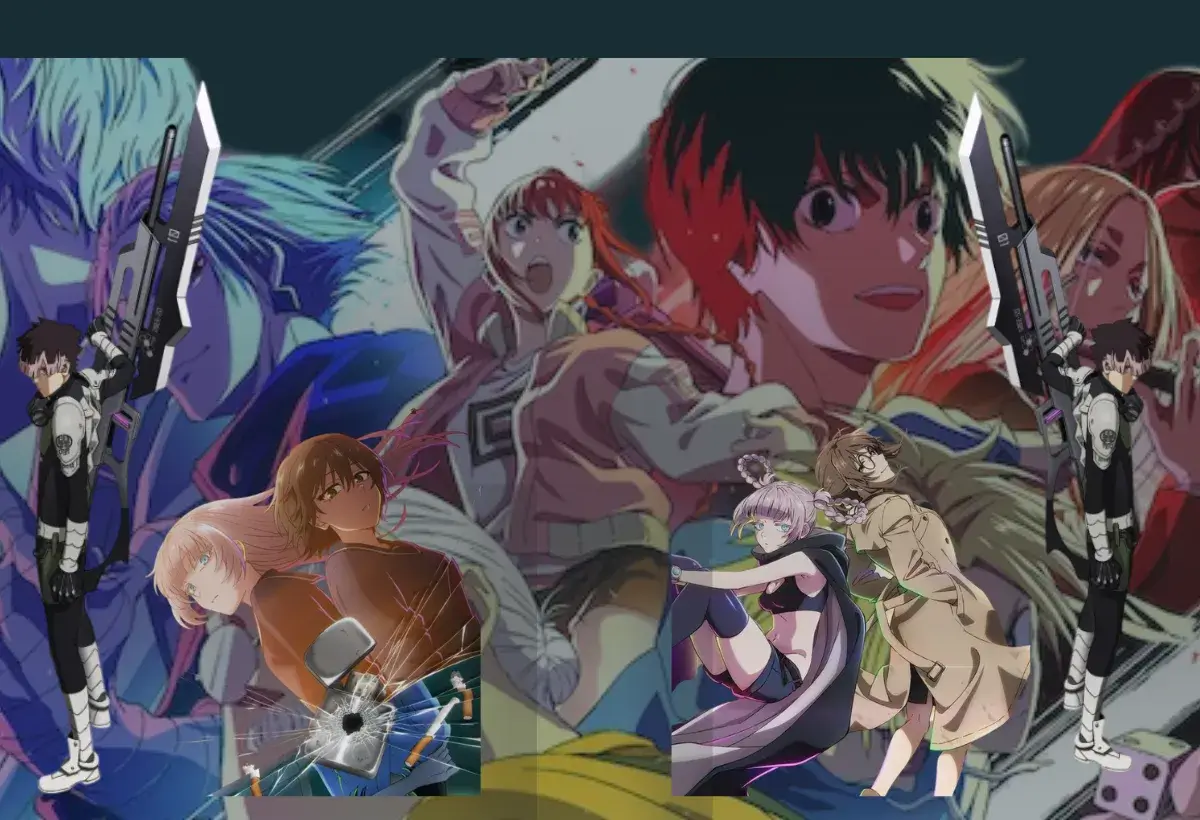 Montagem para o guia de continuações de animes do verão 2025 de julho, destacando os retornos de Sakamoto Days (Parte 2), Kaiju Nº 8 (2ª Temporada) e Call of the Night (2ª Temporada).
