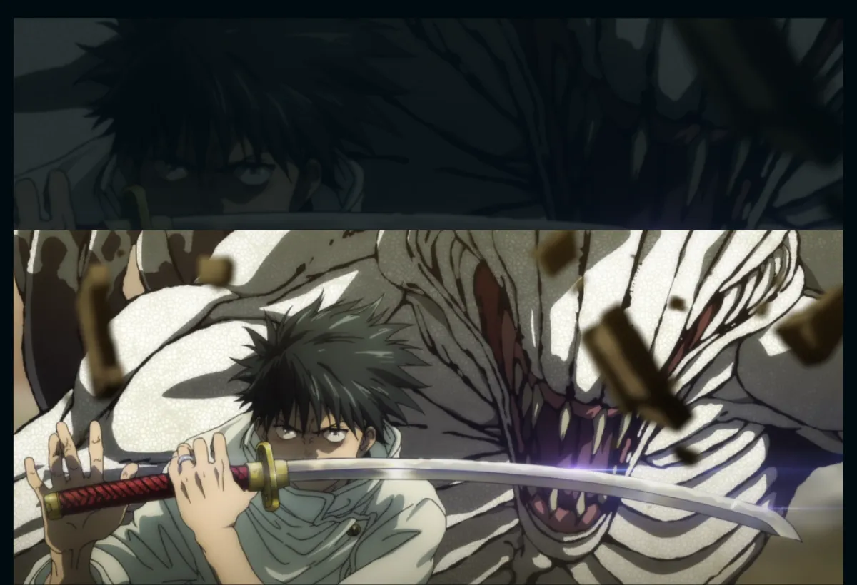 Guia sobre Yuuta Okkotsu e a origem de Jujutsu Kaisen 0, com montagem mostrando o protagonista assombrado pela Maldição de Rika, sua amiga de infância.