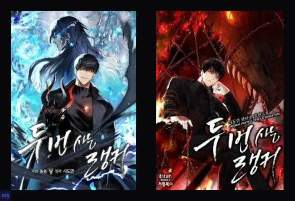 Montagem de artes do manhwa Second Life Ranker, focada na fantasia sombria de vingança onde o protagonista Cha Yeon-woo age com uma frieza cirúrgica e metódica.