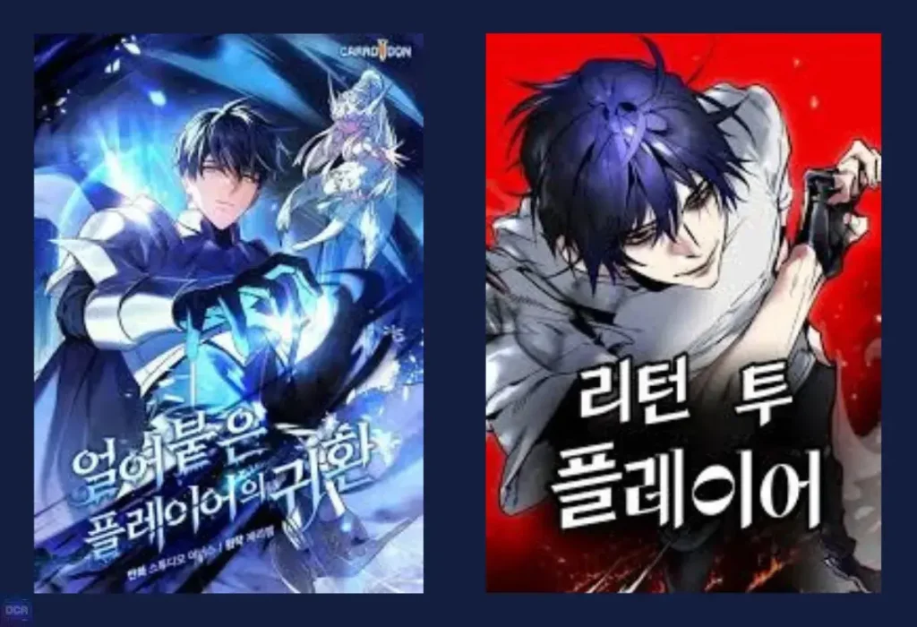 Artes do manhwa Return To Player, uma fantasia sombria que oferece um olhar brutal sobre o utilitarismo através de um protagonista forçado a tomar decisões cruéis por puro pragmatismo.