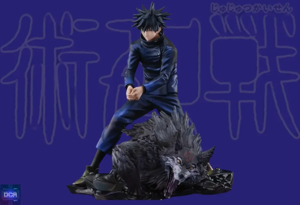 As Melhores Estátuas de Jujutsu Kaisen: Um Guia de Custo-Benefício 11 A estátua de Megumi Fushiguro com seus Cães Divinos da Sega Prize, uma das melhores estátuas de Jujutsu Kaisen por representar a complexidade da Técnica das Dez Sombras e a essência tática do personagem.