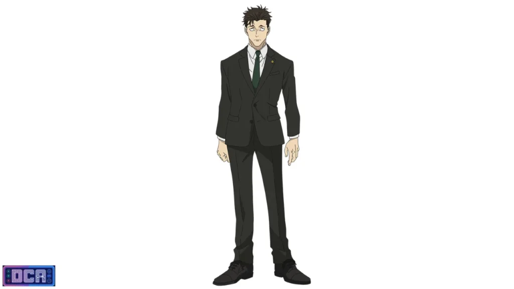 Guia de Personagens da Terceira Temporada: Os Jogadores do Jogo do Abate (2026) 7 Hiromi Higuruma vestindo terno preto e gravata verde, personagem da 3ª temporada de Jujutsu Kaisen (Jogo do Abate).